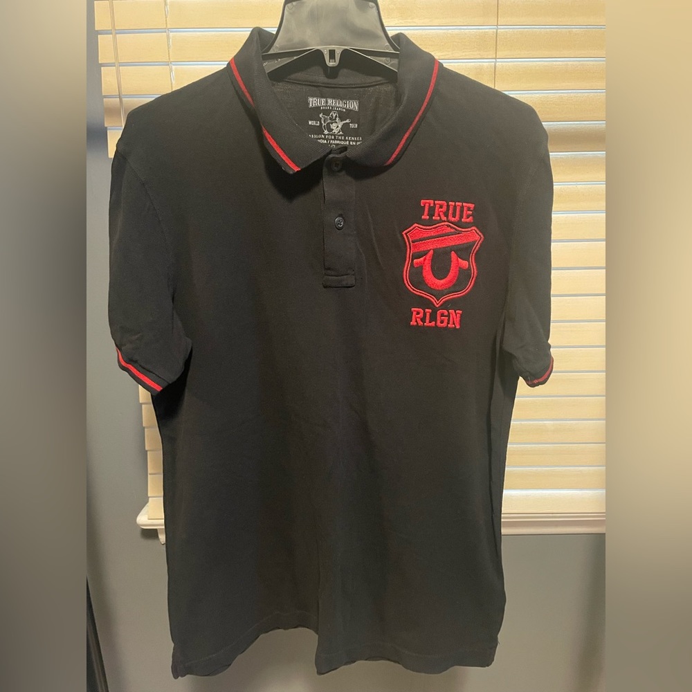Short sleeve true religion polo shirt
